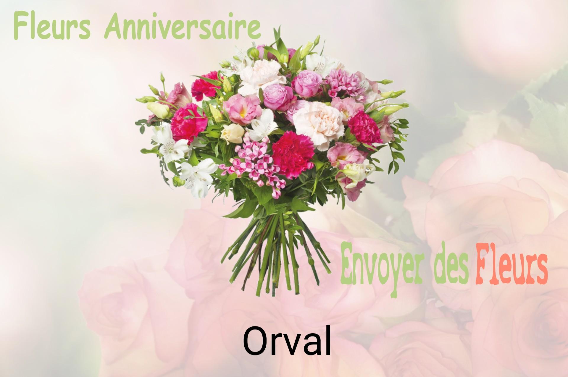 Bouquet de fleurs d’anniversaire livré à Orval